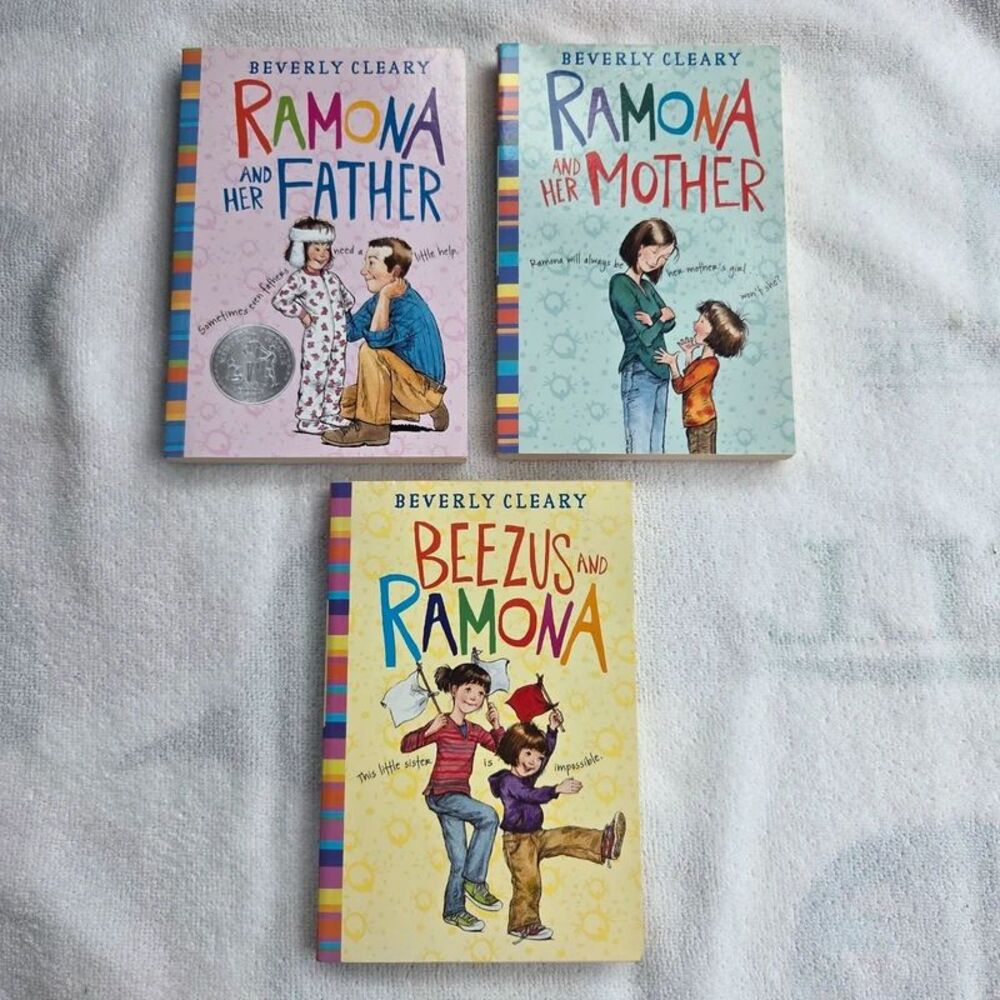 3 Beverly Cleary Ramona Books New